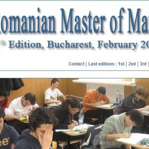 Au început înscrierile pentru Romanian Masters of Mathematics 2019